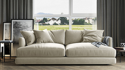 Прямой диван "Ибица" еврокнижка