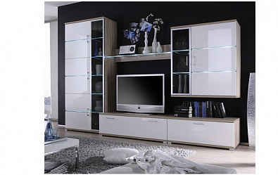 Модульная стенка для гостиной "Глянец-24"