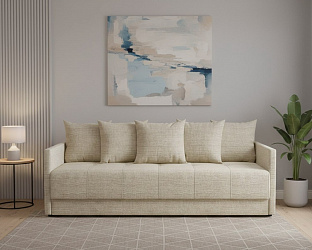 Диван еврокнижка "Хант" рогожка дрим беж