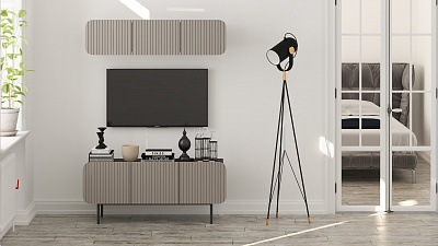 Модульная стенка для гостиной "Модерн Лофт-1"