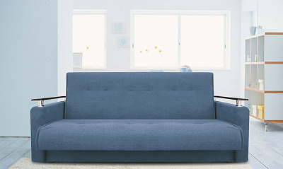 Диван книжка "Милан Люкс" серый