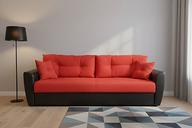 Диван еврокнижка "Амстердам красный"