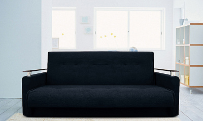 Диван книжка "Милан Люкс" черный