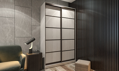 Шкаф купе 2-х дверный "Манхэттен-9"