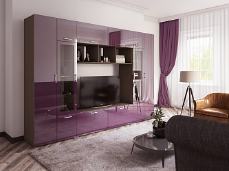 Модульная стенка для гостиной "Локер-9"