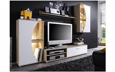 Модульная стенка для гостиной "Глянец-27"