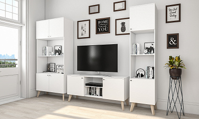 Модульная стенка для гостиной "Север-1"