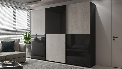 Шкаф купе 3-х дверный "One Pulse-23"