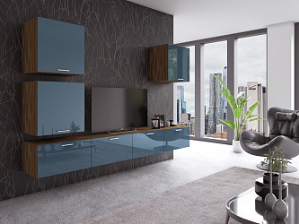 Модульная стенка для гостиной "Локер-17"