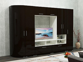 Модульная стенка для гостиной "Радиолла-14"