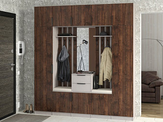 Модульная прихожая "Трим-10" ЛДСП