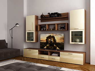 Модульная стенка для гостиной "Некст эко-1"