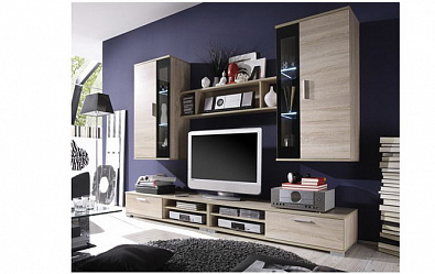 Модульная стенка для гостиной "Глянец-21"