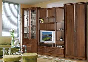 Стенка для гостиной "Юникс-3"