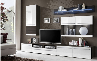 Модульная стенка для гостиной "Глянец-38"