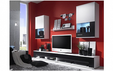 Модульная стенка для гостиной "Глянец-8"