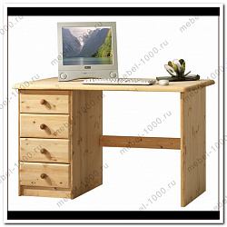 Компьютерный деревянный стол №6