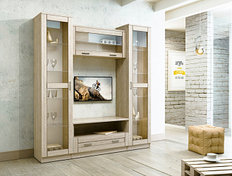 Модульная стенка для гостиной "Кантри-1"