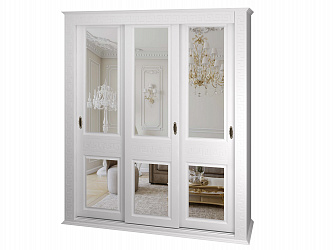 Шкаф купе 3-х дверный "Греция", фасады зеркало